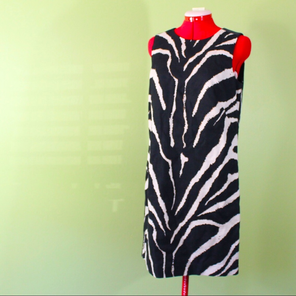 100% Cotton, Loft Zebra Dress